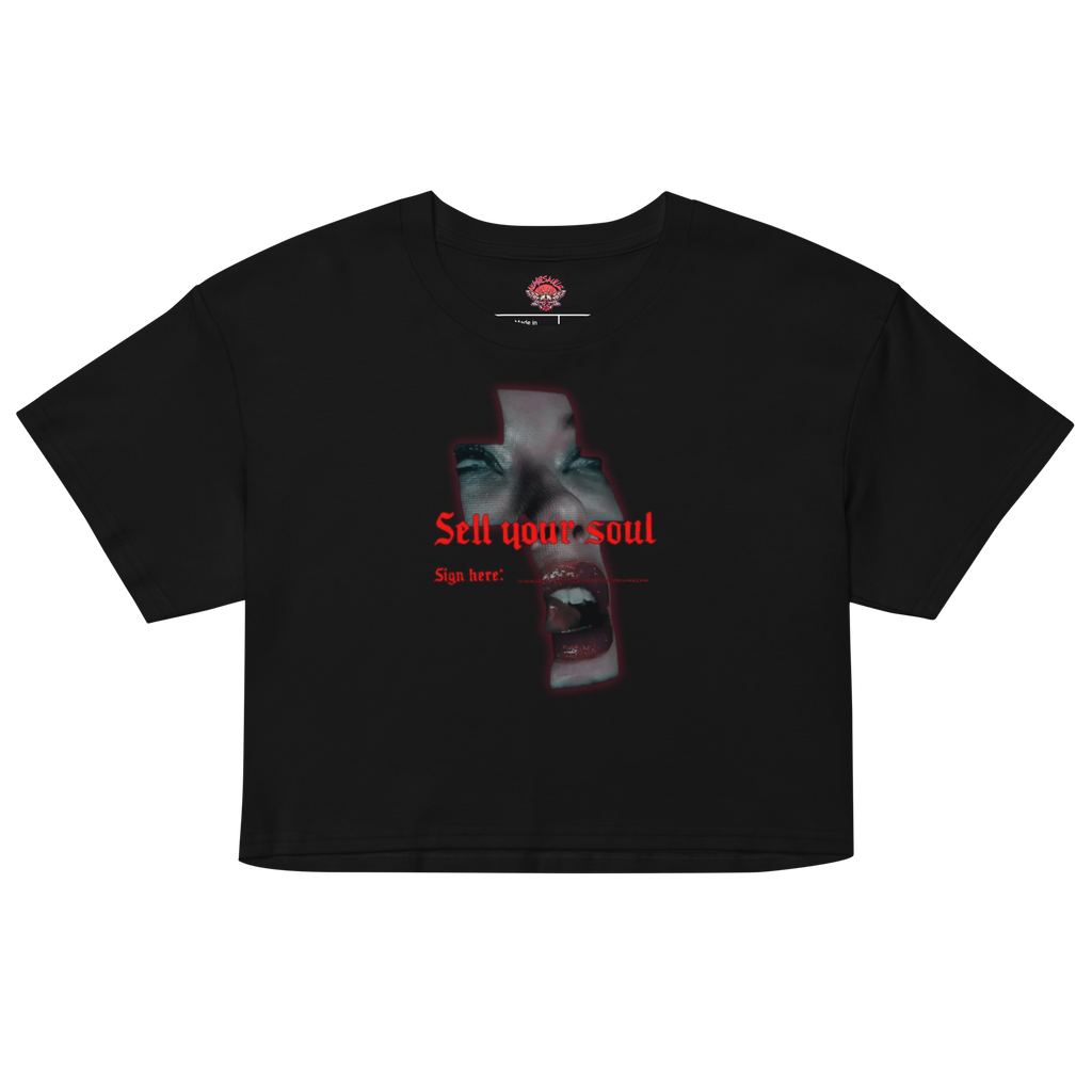 Sell Your Soul - Relaxed Fit Crop Top