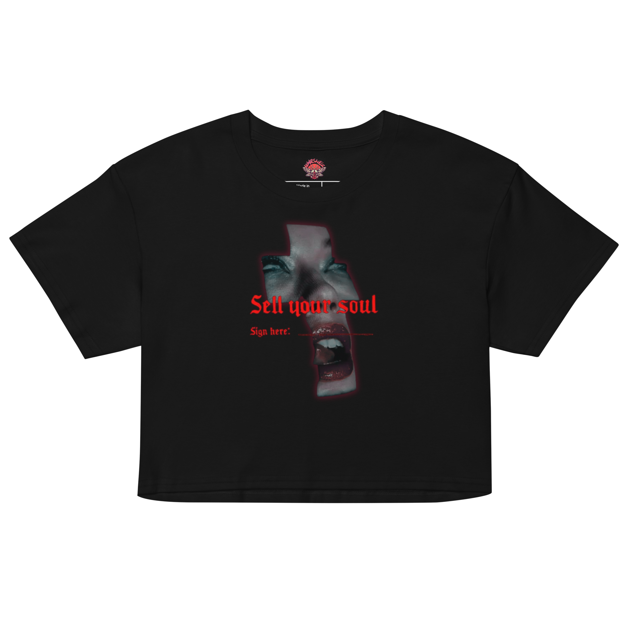 Sell Your Soul - Relaxed Fit Crop Top