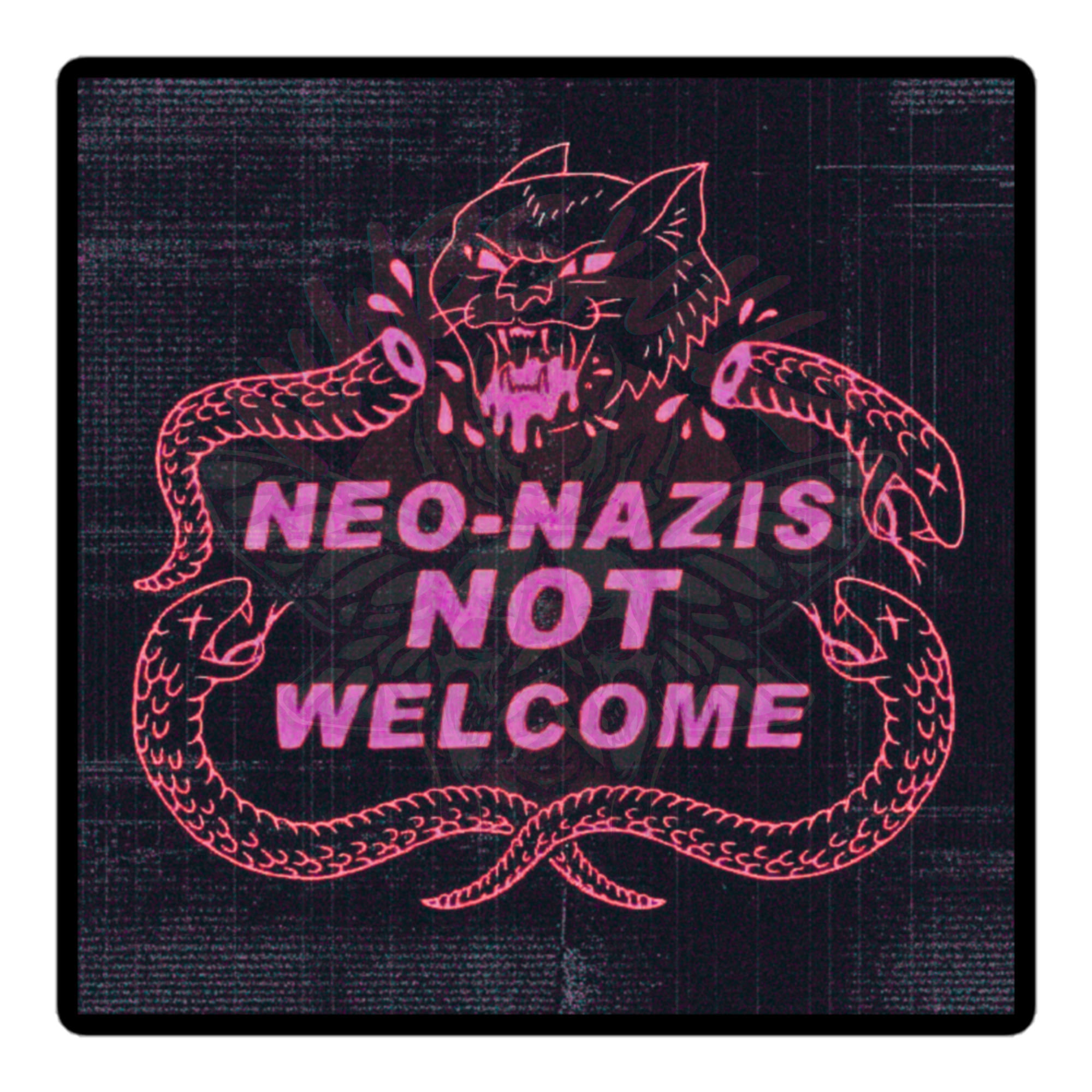 Neo-Nazis NOT Welcome - Vinyl Sticker