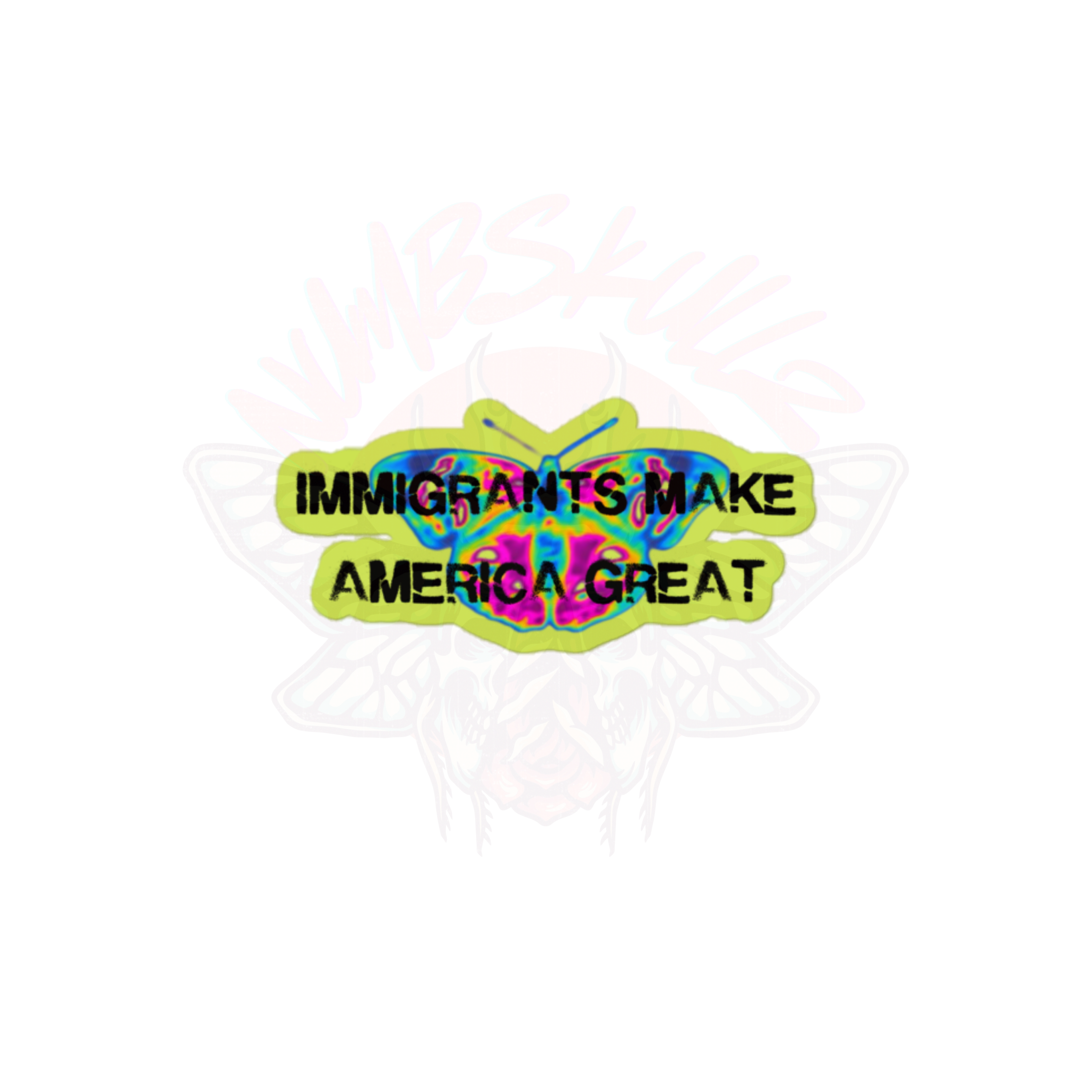 Buy Immigrants Make America Great - Vinyl Sticker for only $5.50 at NumbskullzKC