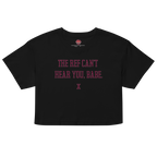 The Ref Can't Hear You - Relaxed Crop Top