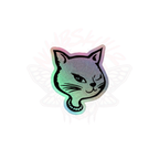 Y2K Cat - Holographic Sticker - 90s - accessories - animal - NumbskullzKC
