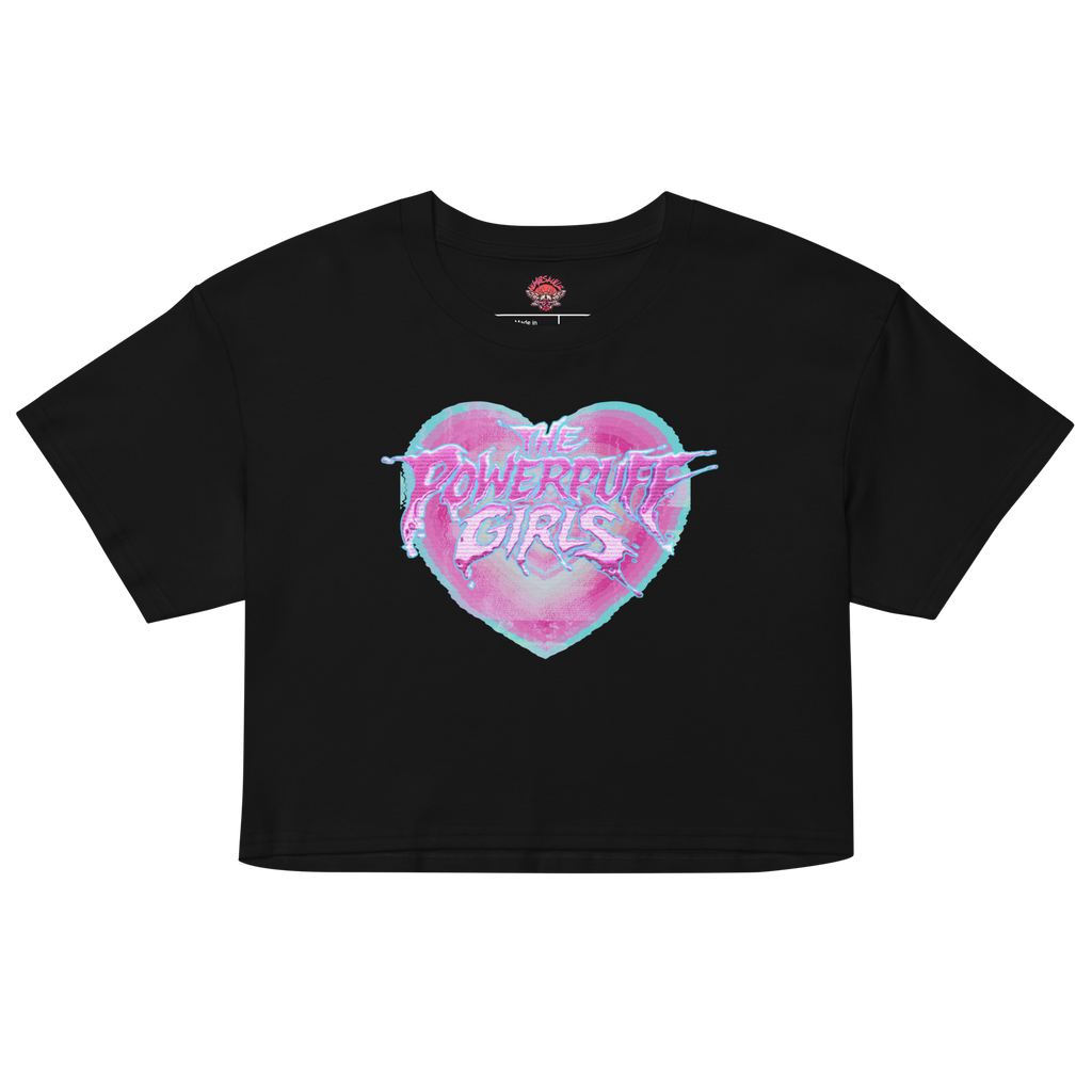 Powerpuff Girls Glitch - Relaxed Fit Crop Top