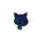 Y2K Cat - Holographic Sticker - 90s - accessories - animal - NumbskullzKC