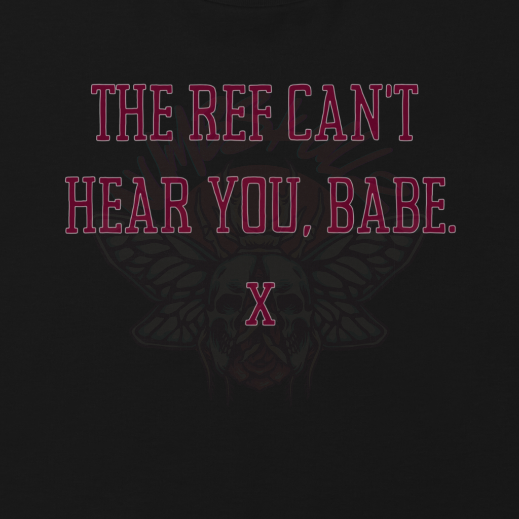 The Ref Can't Hear You - Relaxed Crop Top