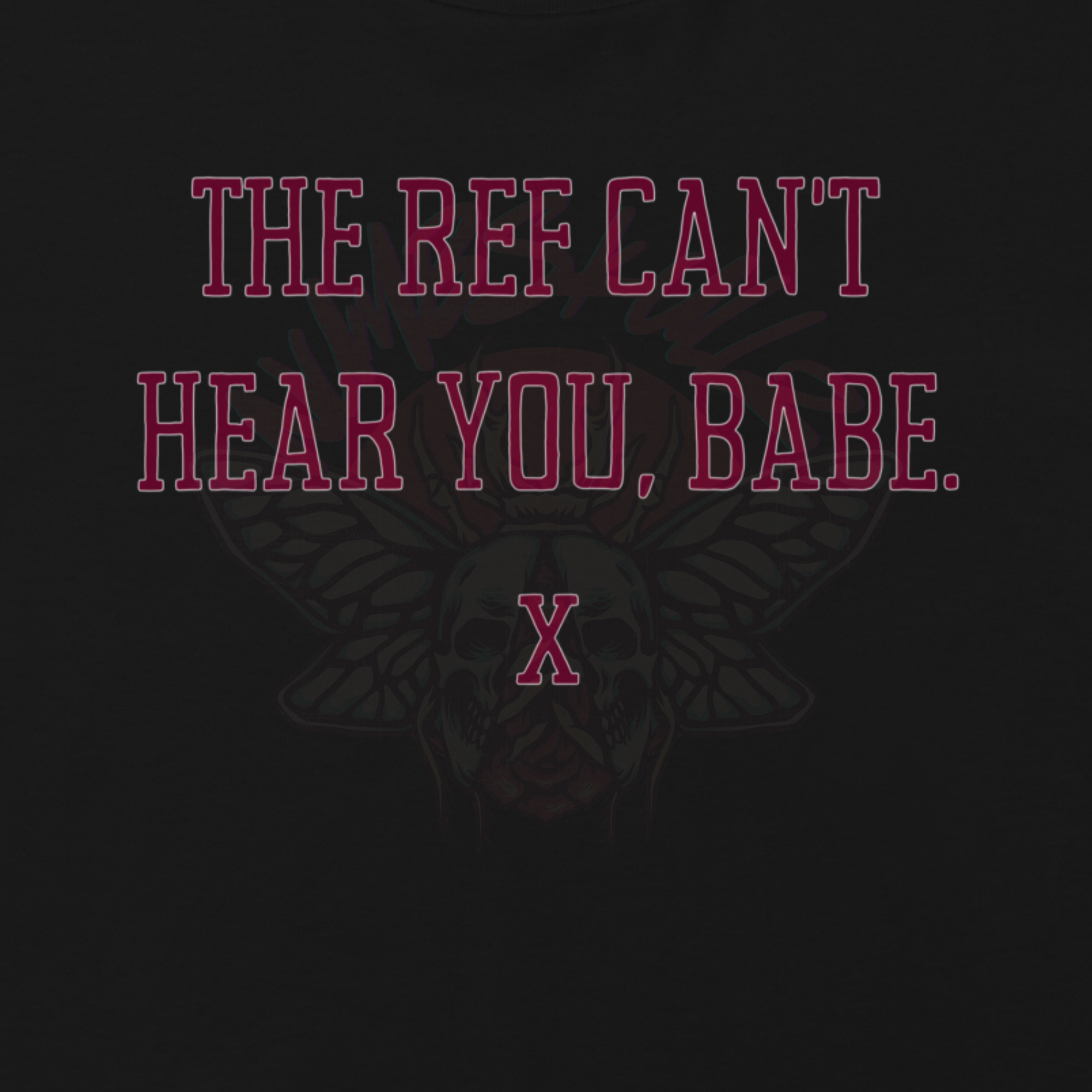 The Ref Can't Hear You - Relaxed Crop Top