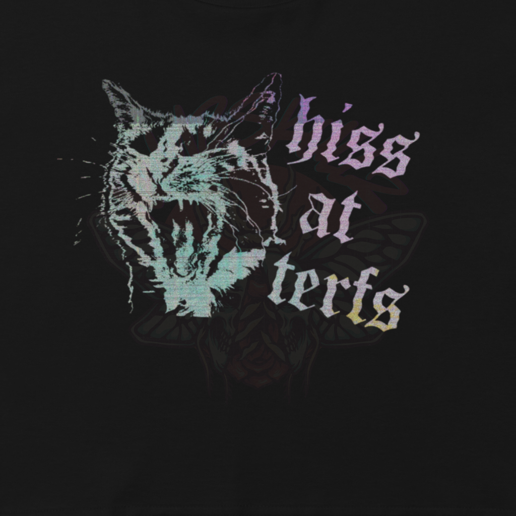 Hiss at TERFS - Relaxed Fit Cropped Top