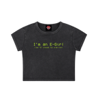 Eldritch- Snow Washed Crop Top-cropped-shirt-NumbskullzKC