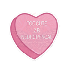 2 Cute 4 U - Vinyl Sticker