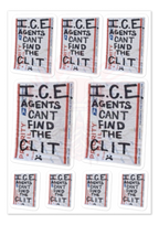 ICE is Frigid, Ew - Vinyl Sticker Sheet