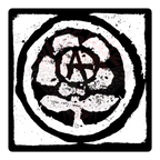 Anarchy Flower - Vinyl Sticker
