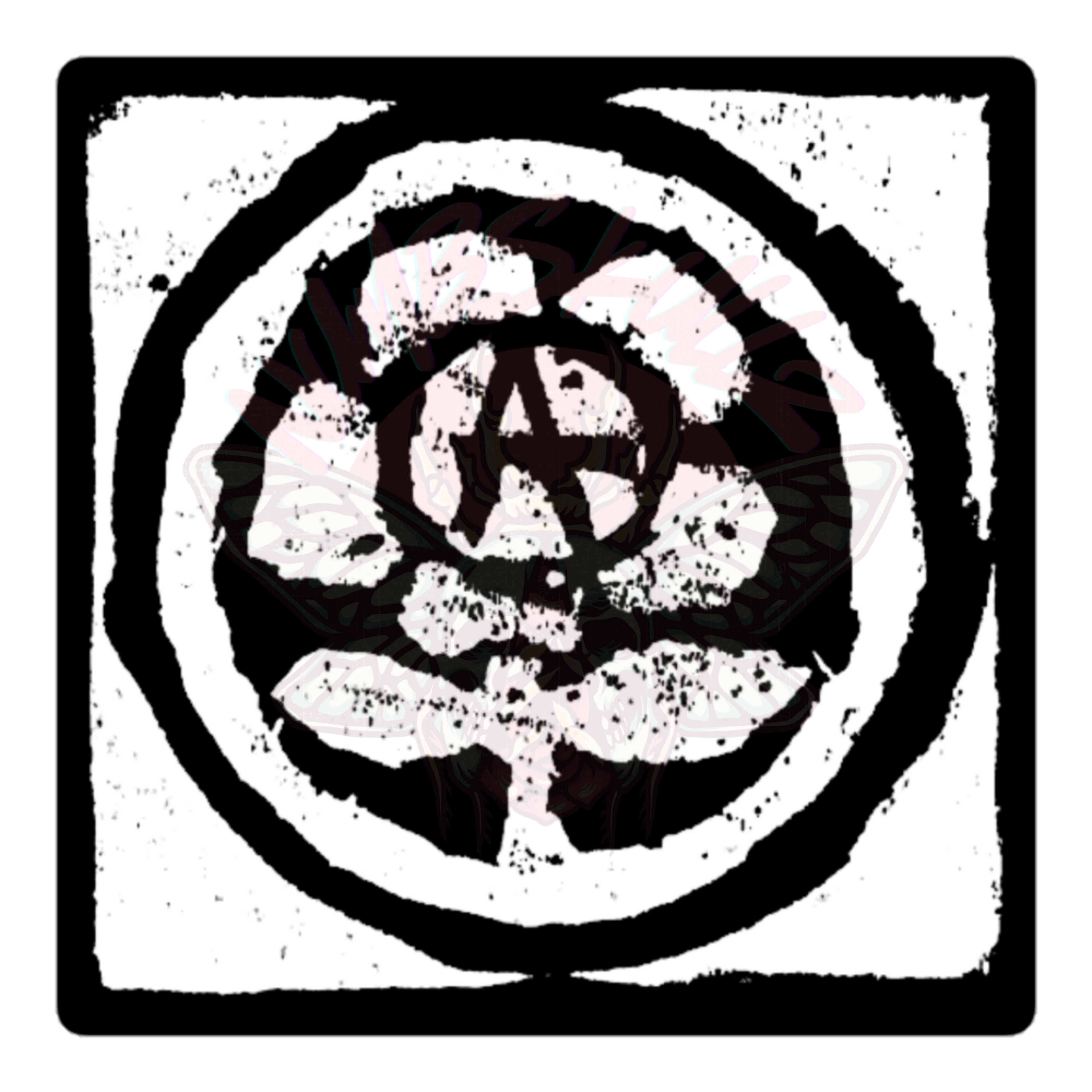Anarchy Flower - Vinyl Sticker