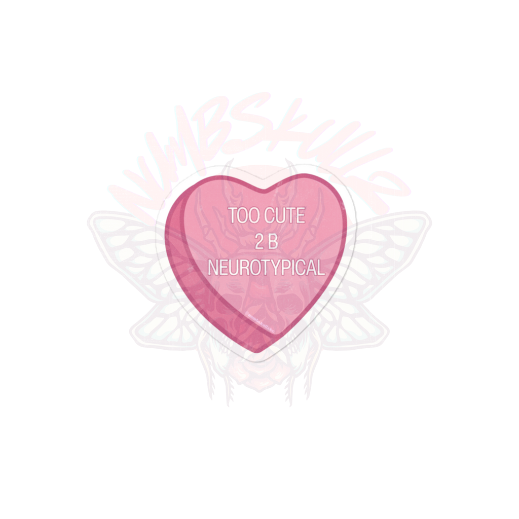 2 Cute 4 U - Vinyl Sticker