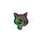 Y2K Cat - Holographic Sticker - 90s - accessories - animal - NumbskullzKC