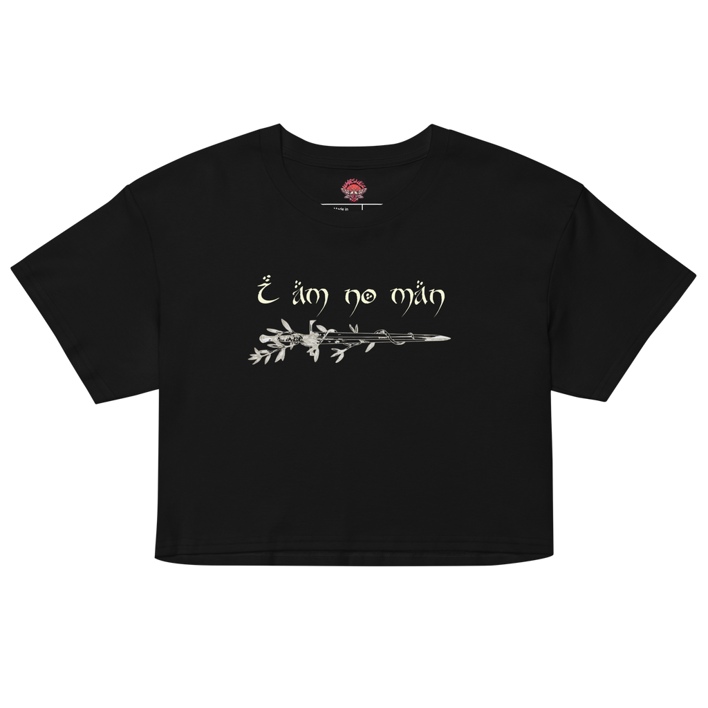 I Am No Man - Relaxed Crop Top