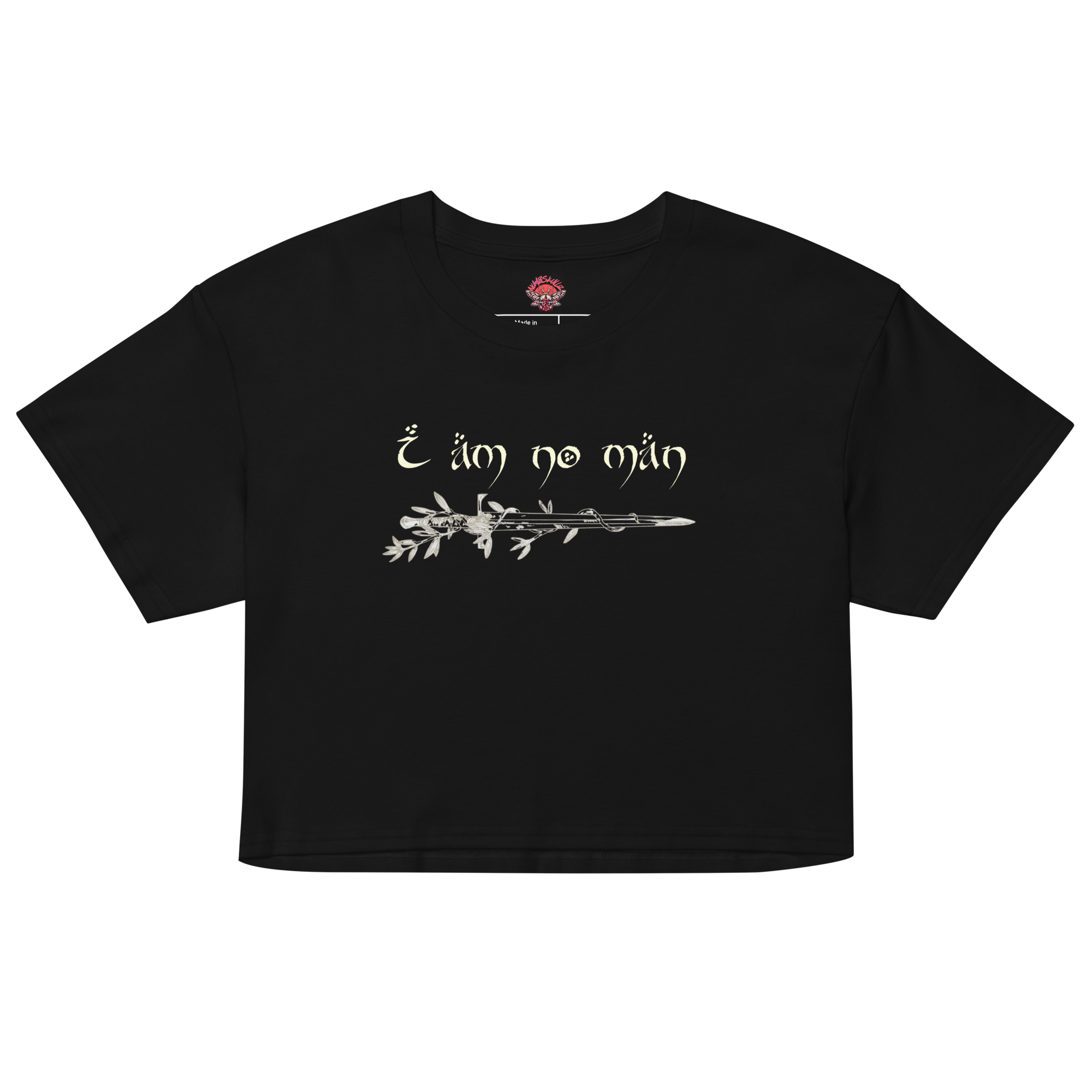 I Am No Man - Relaxed Crop Top