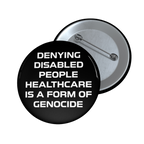 End Ableism - Pin Button