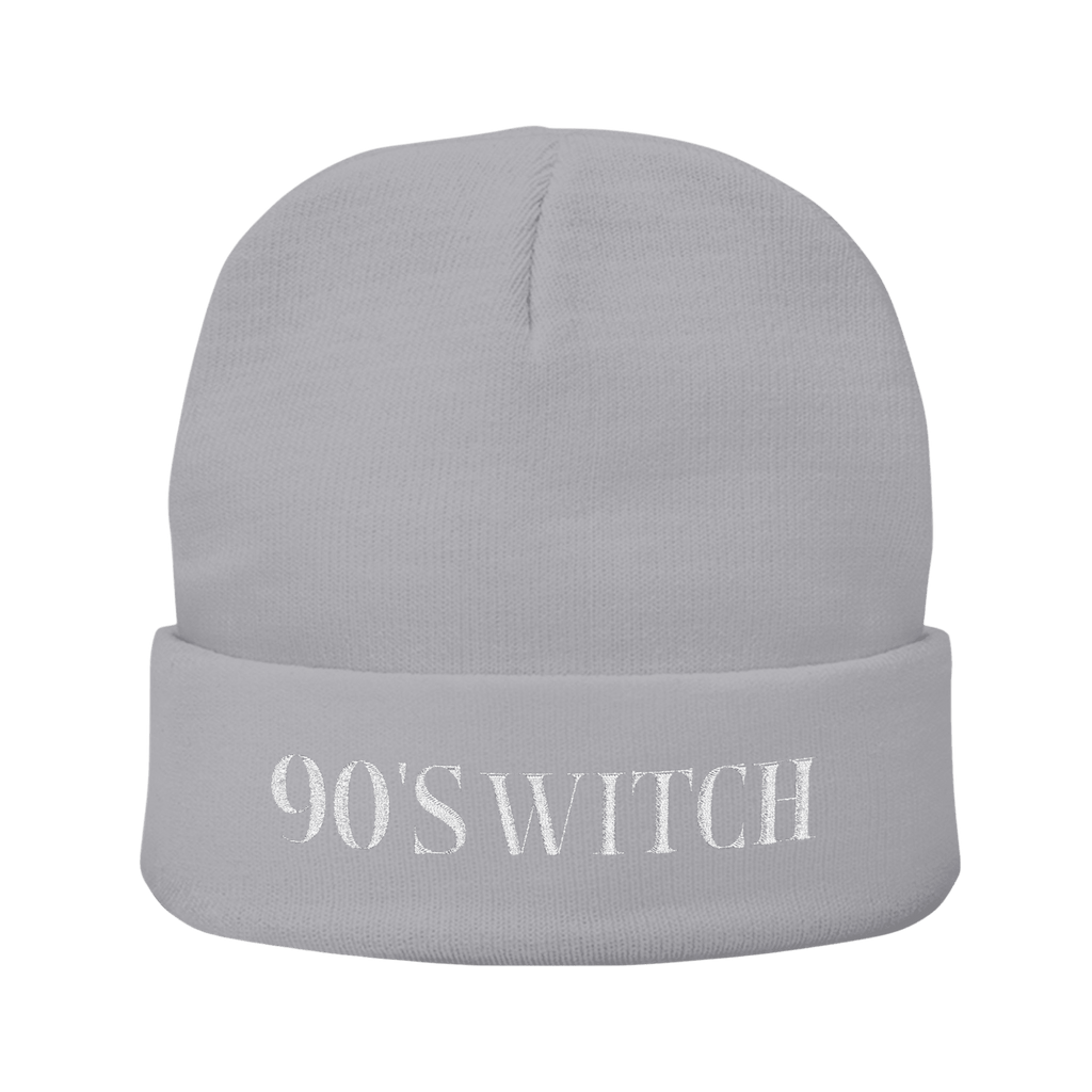 90s Witch - Knit Beanie-Accessories-Beanies-Embroidery-NumbskullzKC