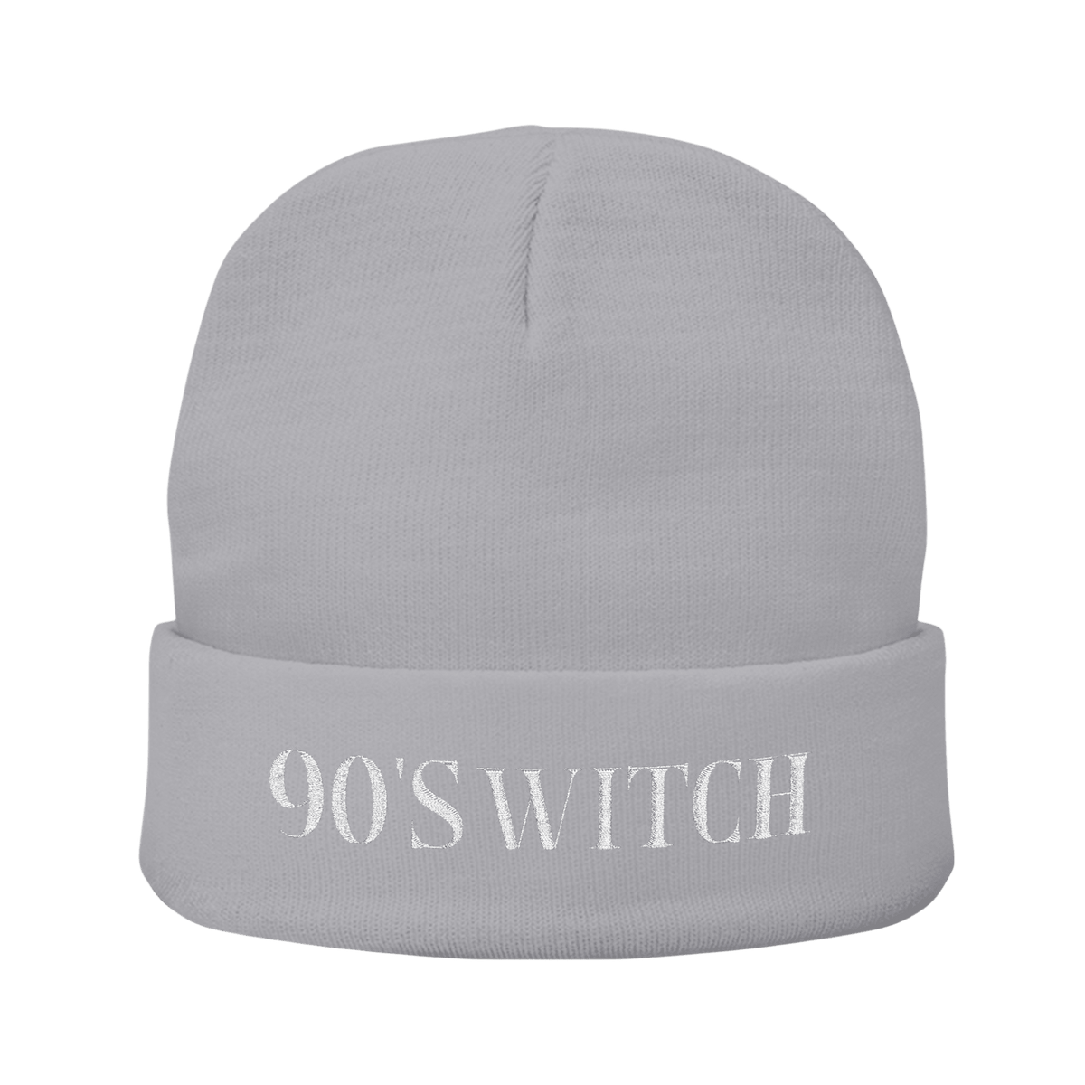 90s Witch - Knit Beanie-Accessories-Beanies-Embroidery-NumbskullzKC