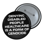 End Ableism - Pin Button