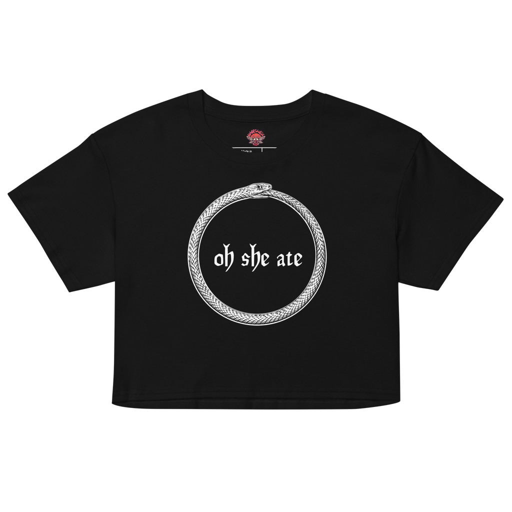 She Ate - Relaxed Crop Top