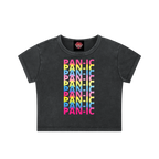 Pan-ic - Snow Washed Crop Top