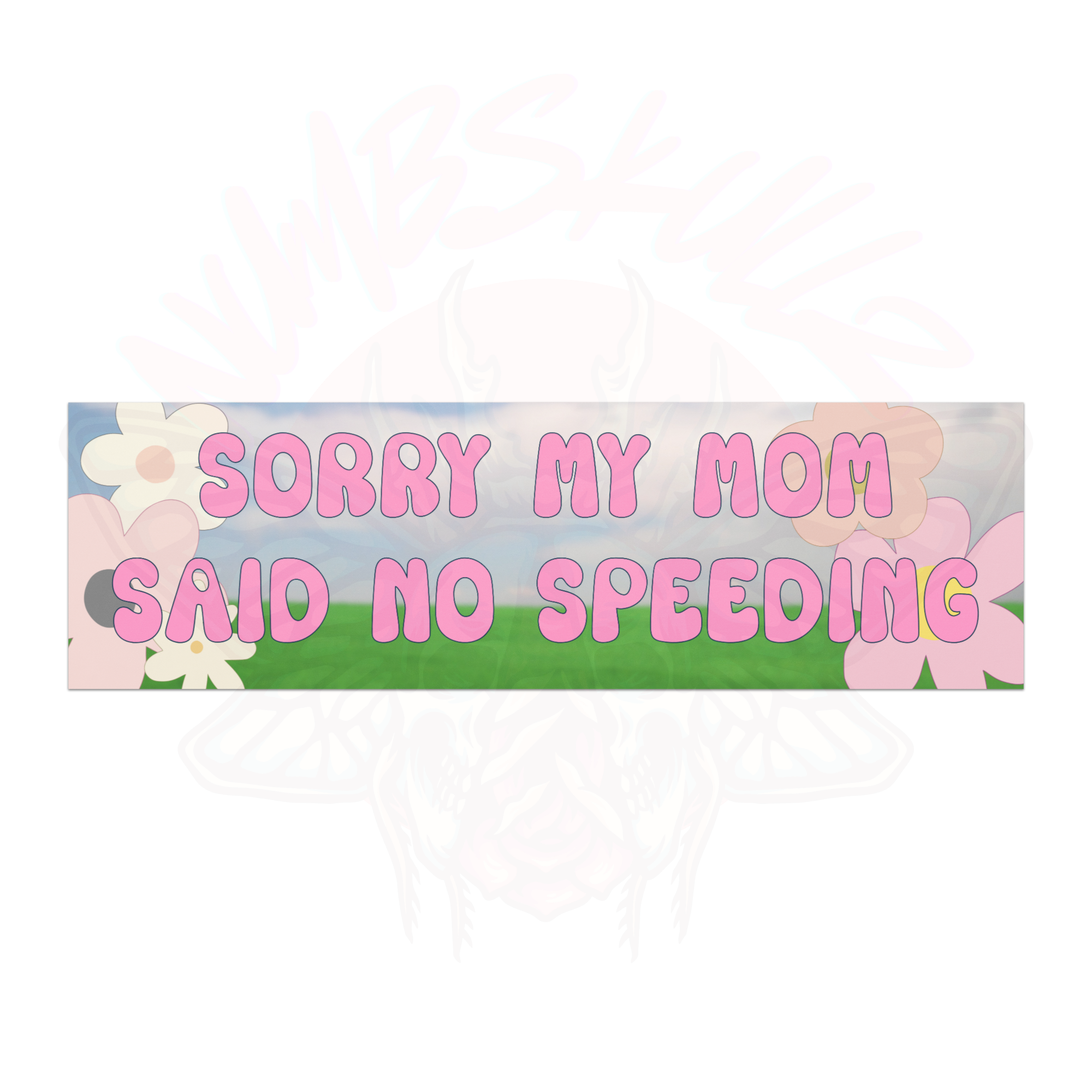 Mom Says No - Car Magnet
