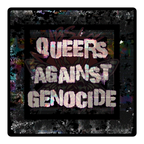 Queers Against Genocide - Vinyl Sticker