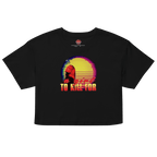 A Girl to Kill For - Relaxed Fit Crop Top-80s-cropped tee-Numbskullz-NumbskullzKC