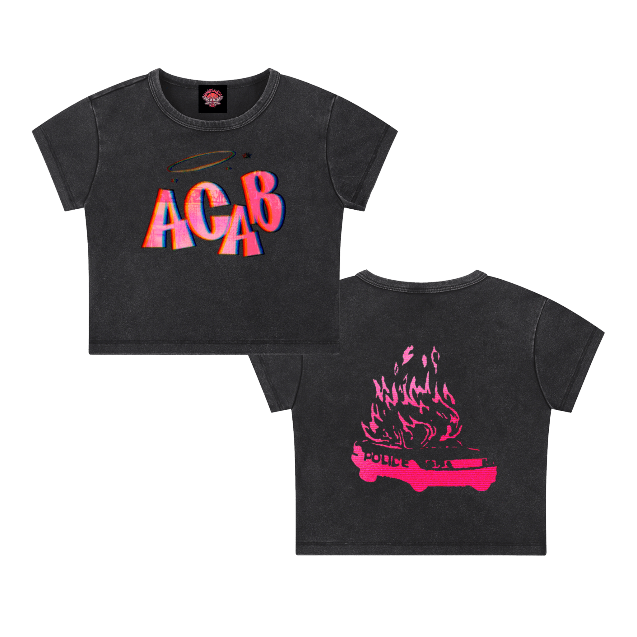 ACAB - Crop Top - activism - cropped - glitchcore - Numbskullz