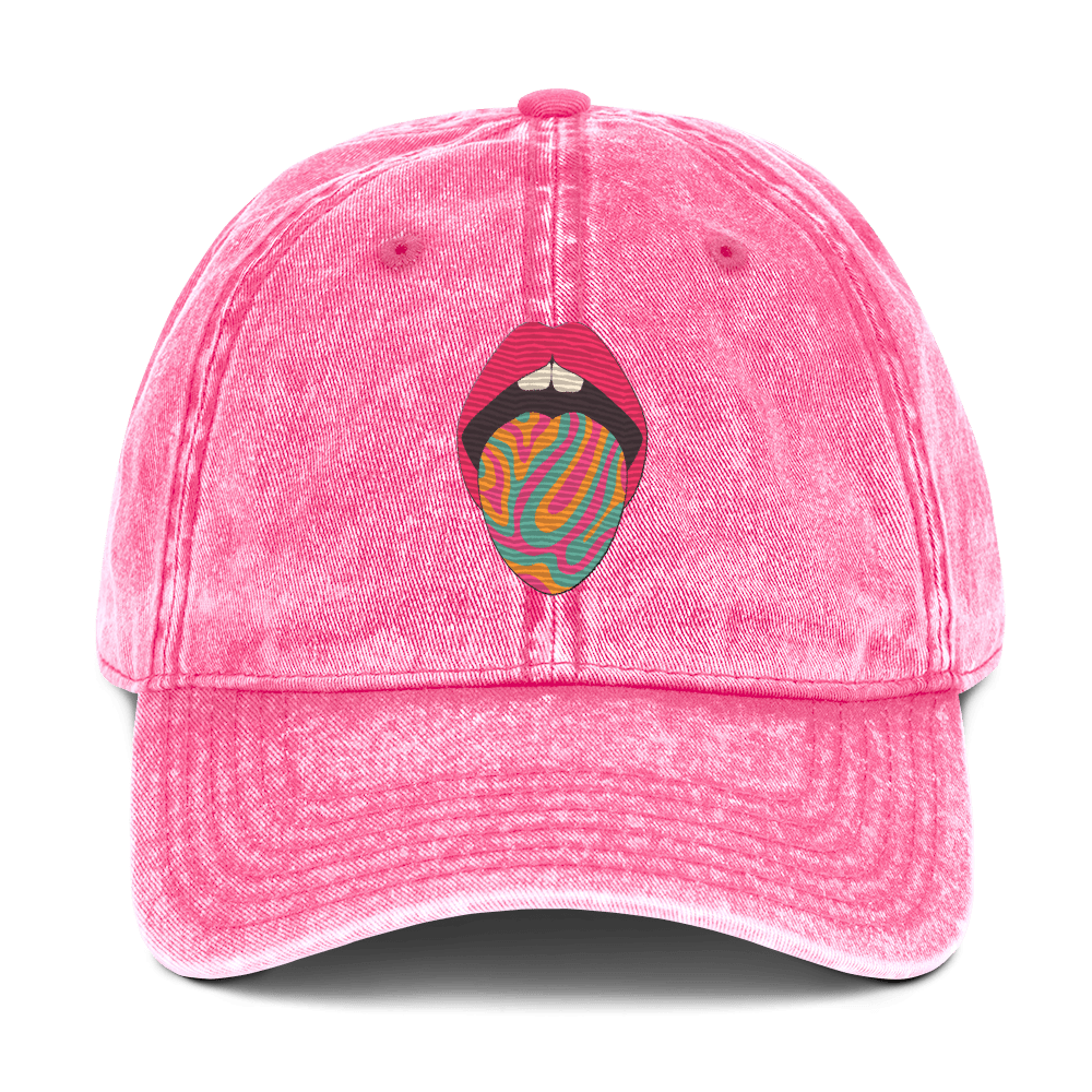 Acid - Stonewashed Cotton Twill Baseball Cap - ballcap - baseball style hats - graphic call caps - Numbskullz