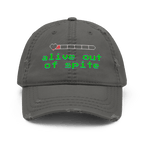 Alive Out of Spite - Distressed Ball Cap - ballcap - baseball style hats - distressed ball cap - Numbskullz