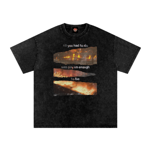 All You Had To Do Is Pay Us - Oversized T-Shirt-activism-men's shirts-Numbskullz-NumbskullzKC