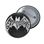 Ambiguously Gay Vampire - Pin Button [LIMITED] - accessories - decorative pins - gay - Numbskullz