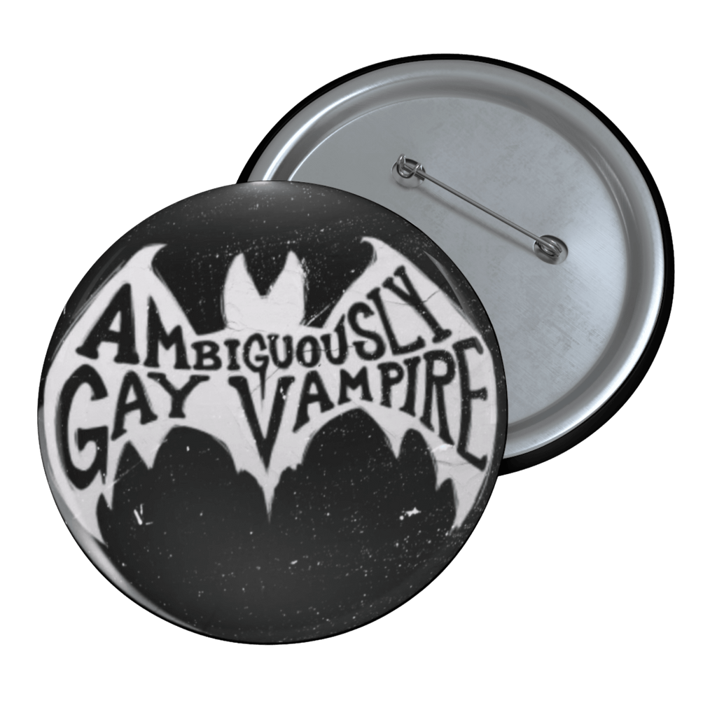 Ambiguously Gay Vampire - Pin Button [LIMITED] - accessories - decorative pins - gay - Numbskullz
