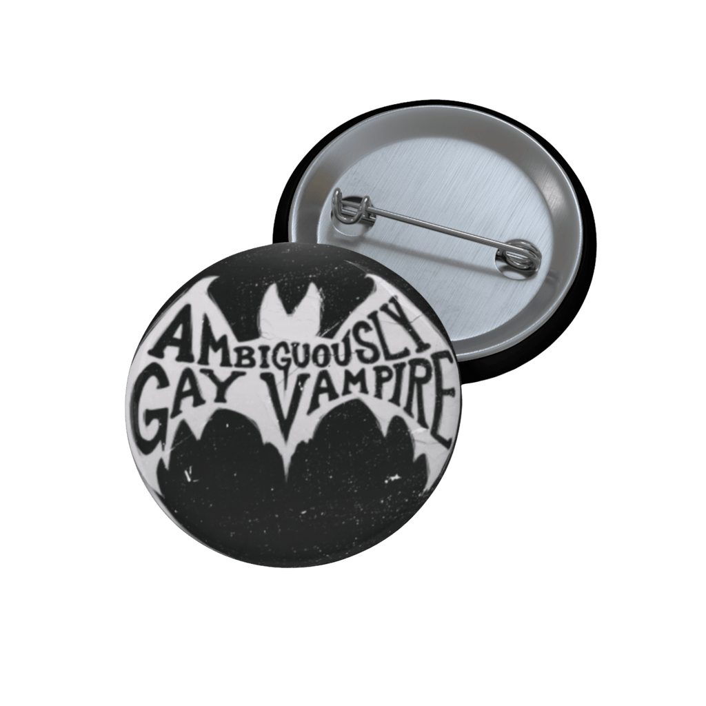 Ambiguously Gay Vampire - Pin Button [LIMITED] - accessories - decorative pins - gay - Numbskullz