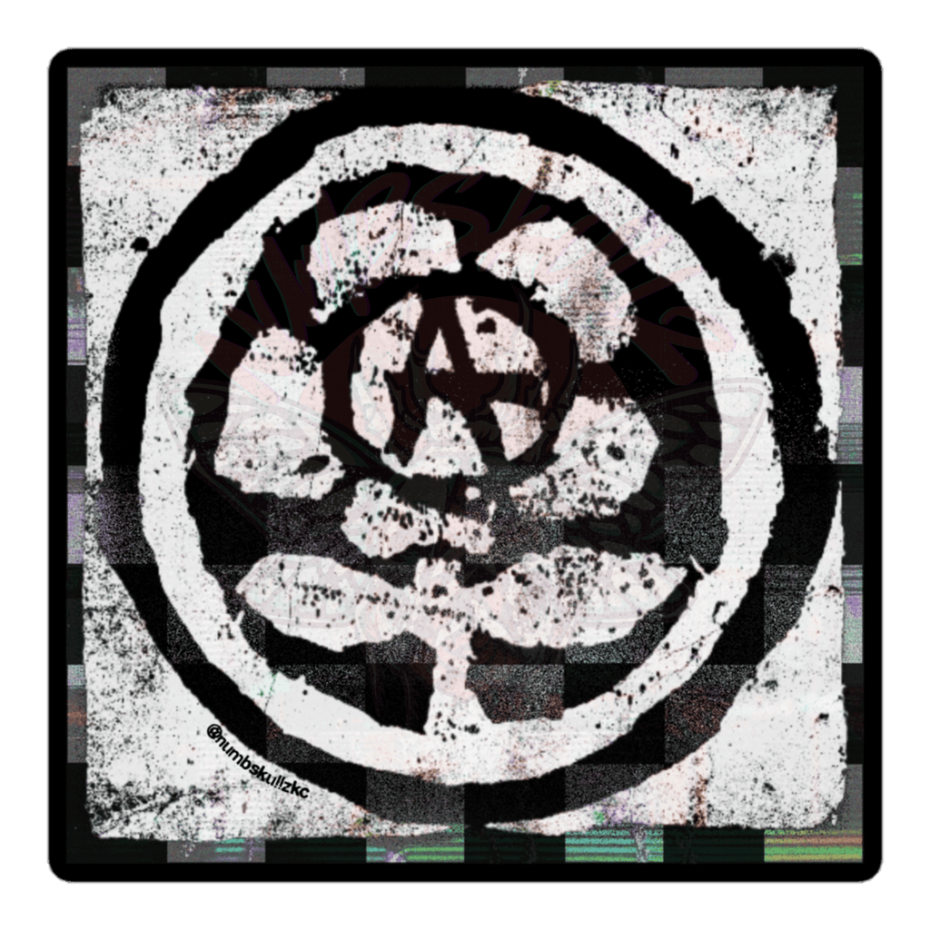 Anarchy Flower - Vinyl Sticker-accessories-anti fascist-graffiti-NumbskullzKC