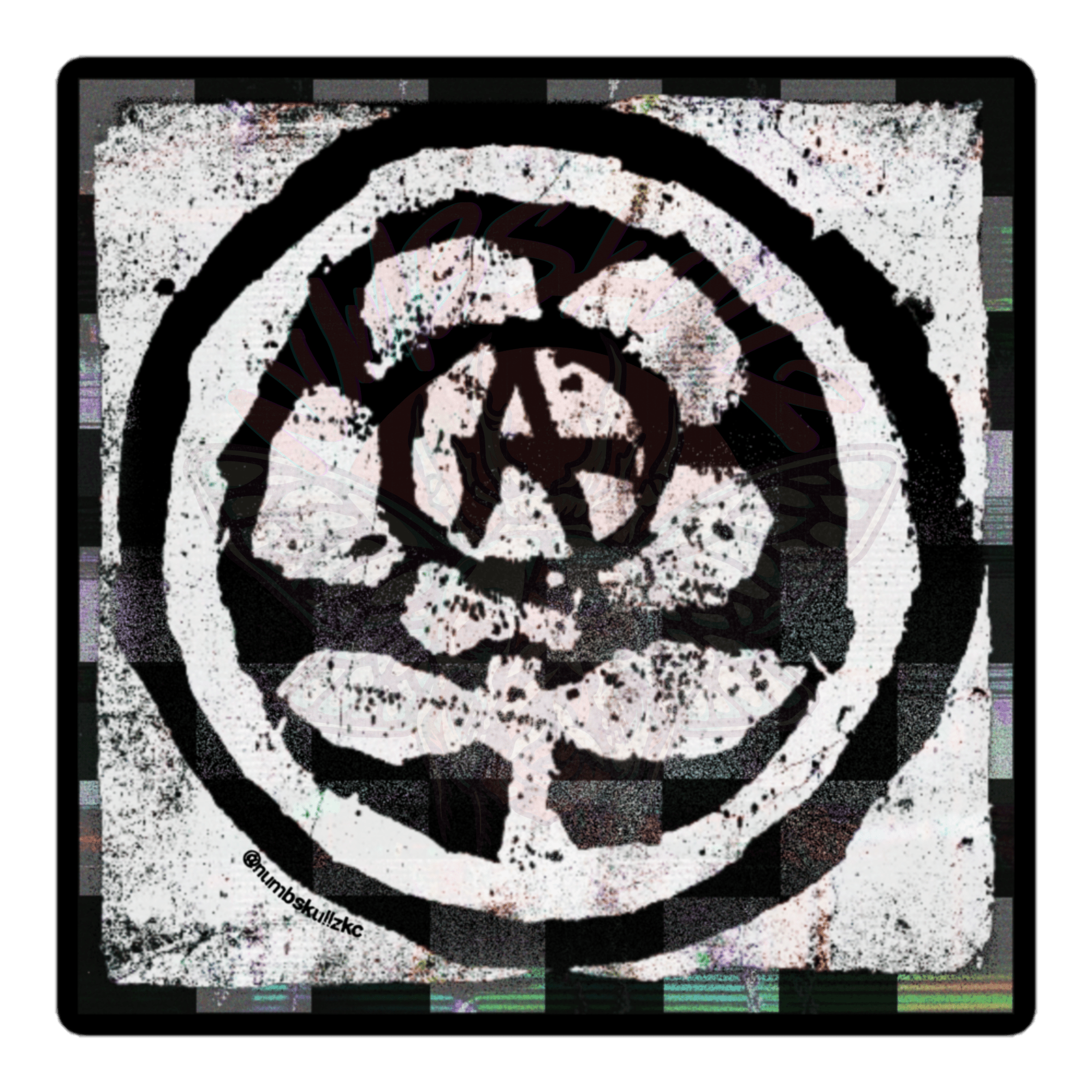Anarchy Flower - Vinyl Sticker-accessories-anti fascist-graffiti-NumbskullzKC