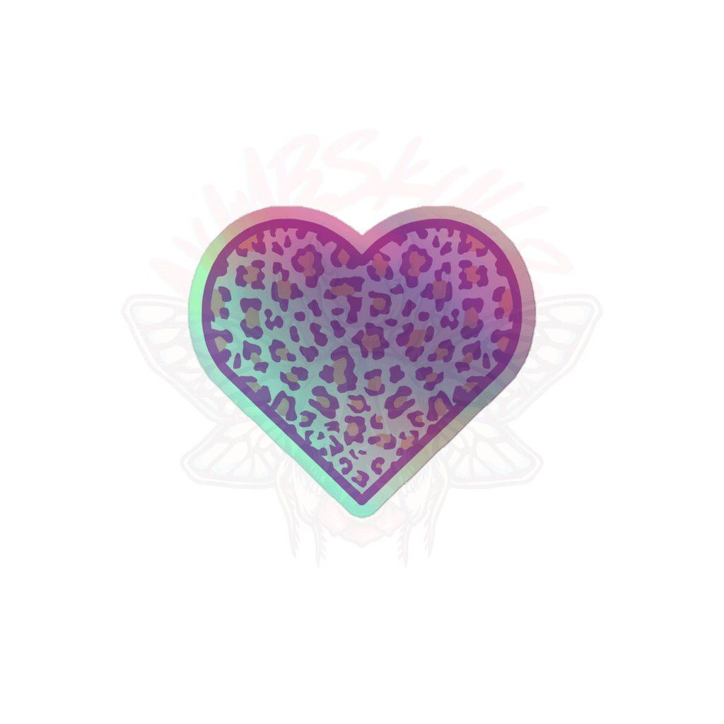 Animal Love - Holographic Sticker - accessories - animal - hearts - NumbskullzKC