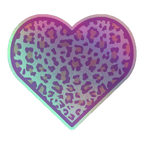 Animal Love - Holographic Sticker - accessories - animal - hearts - NumbskullzKC