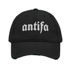 ANTIFA - Distressed Ball Cap-activism-distressed ball cap-men's ball caps-NumbskullzKC