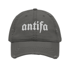 ANTIFA - Distressed Ball Cap-activism-distressed ball cap-men's ball caps-NumbskullzKC