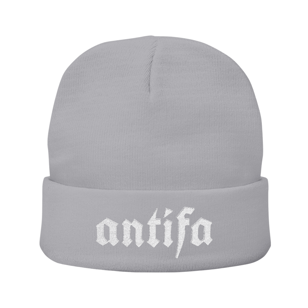 ANTIFA - Knit Beanie-Accessories-Beanies-Embroidery-NumbskullzKC