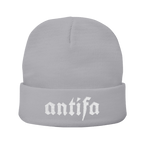 ANTIFA - Knit Beanie-Accessories-Beanies-Embroidery-NumbskullzKC