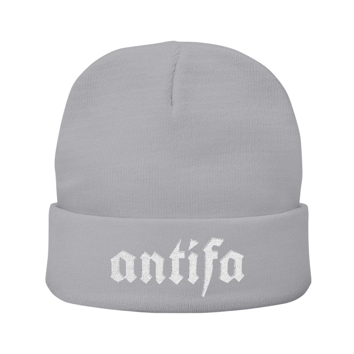 ANTIFA - Knit Beanie-Accessories-Beanies-Embroidery-NumbskullzKC