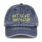 Art is not Vandalism - Stonewashed Ball Cap - art - ballcap - baseball style hats - NumbskullzKC