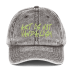 Art is not Vandalism - Stonewashed Ball Cap - art - ballcap - baseball style hats - NumbskullzKC