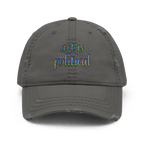 Art is Political - Distressed Ball Cap - activism - ballcap - baseball style hats - Numbskullz