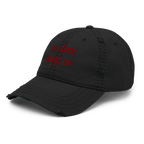 As Above - Distressed Adjustable Ball Cap - ballcap - baseball style hats - hats - Numbskullz