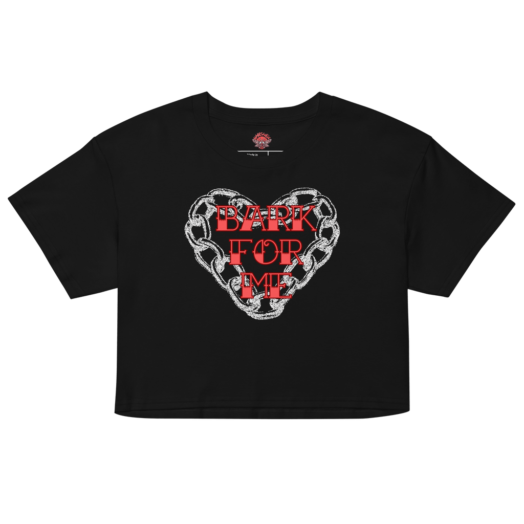 Bark for Me - Relaxed Fit Crop Top-animal-BDSM-men's shirts-NumbskullzKC